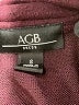 AGB Burgundy Casual Dress Size S - photo 7