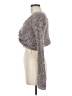 Louna 100% Polyester Tweed Gray Cardigan Size M - photo 5