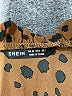 Shein 100% Polyester Polka Dots Brown Long Sleeve Blouse Size 2 - photo 7