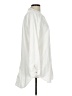 Eileen Fisher 100% Organic Cotton Ivory Long Sleeve Button-Down Shirt Size L - photo 4