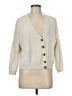 Hazel 100% Polyester Ivory Cardigan Size M - photo 1