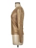Bebe Metallic Gold Pullover Sweater Size M - photo 5