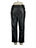 Gap 100% Polyester Black Faux Leather Pants Size 16s - photo 1