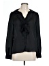 Peter Nygard 100% Polyester Black Long Sleeve Blouse Size 12 - photo 1