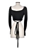 Louna Black Long Sleeve Top Size S - photo 2