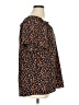 Downing Studio 100% Polyester Brown Short Sleeve Blouse Size 0X - photo 4