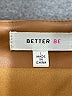 Better be Solid Brown Tan Faux Leather Skirt Size L - photo 4