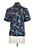 Thakoon 100% Polyester Floral Blue Short Sleeve Blouse Size 0 - photo 2