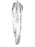 Express Metallic Silver Gray Jeggings Size 6 - photo 4