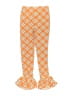 Rare Editions Argyle Orange Leggings Size 7 - photo 2