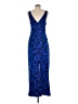 Saunder Blue Cocktail Dress Size 8 - photo 2