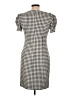 Andrew Marc Houndstooth Gray Cocktail Dress Size 10 - photo 2