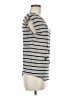 Madewell 100% Linen Silver Short Sleeve Top Size M - photo 4