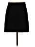 Zara Solid Black Casual Skirt Size S - photo 2
