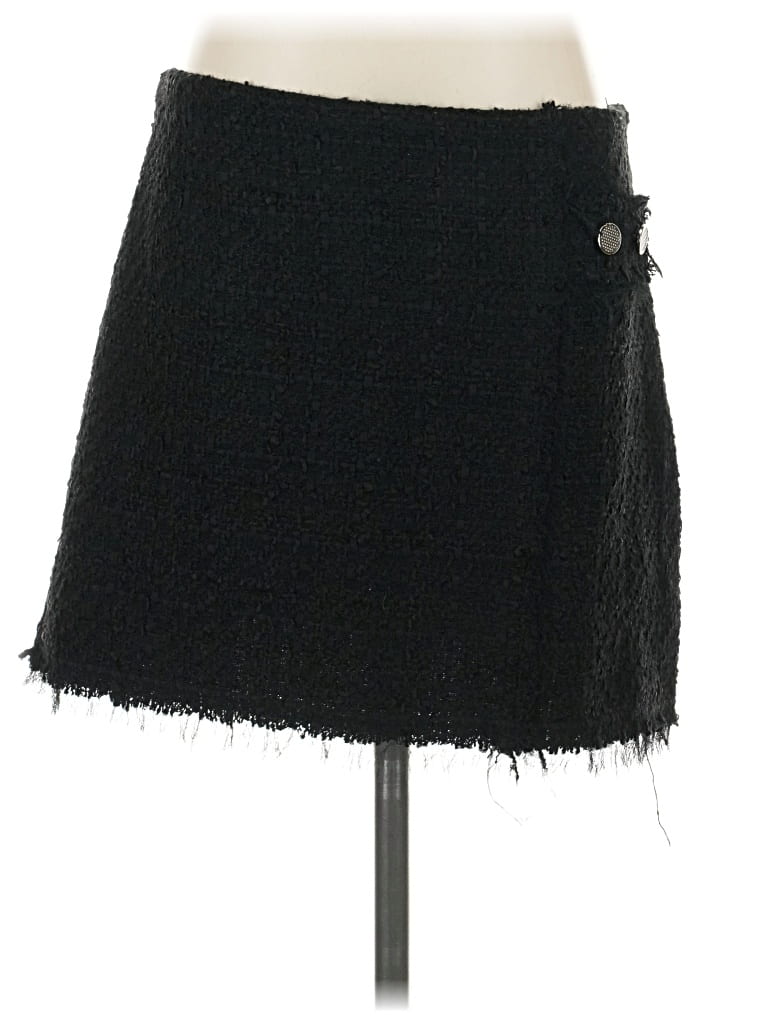 Pre-owned Zara Casual Skirt In Black