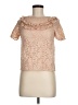 Zara Basic Tan Short Sleeve Blouse Size M - photo 1
