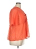 Free Press 100% Polyester Orange Short Sleeve Blouse Size XL - photo 4