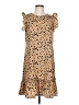 Unbranded Animal Print Tan Casual Dress Size L - photo 1