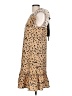 Unbranded Animal Print Tan Casual Dress Size L - photo 5
