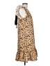 Unbranded Animal Print Tan Casual Dress Size L - photo 4