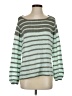 Wooden Ships Stripes Green Pullover Sweater Size XS - photo 1