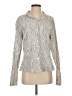 Cut Loose Stripes Ivory Long Sleeve Blouse Size S - photo 1
