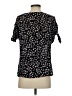 Banana Republic 100% Polyester Black Short Sleeve Blouse Size XS - photo 2