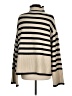 Berenice 100% Merino Stripes Ivory Tan Wool Sweater Size M (estimated) - photo 2