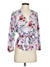 B Collection by Bobeau 100% Polyester Floral Purple Kimono Size S - photo 1
