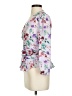 B Collection by Bobeau 100% Polyester Floral Purple Kimono Size S - photo 5