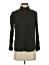 Uniqlo 100% Rayon Black Long Sleeve Blouse Size XS - photo 1