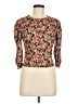 Sisters Brown 3/4 Sleeve Top Size M - photo 1