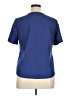 Unbranded 100% Polyester Blue Short Sleeve Top Size XL - photo 2