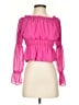 WAYF 100% Polyester Pink 3/4 Sleeve Blouse Size S - photo 1