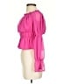 WAYF 100% Polyester Pink 3/4 Sleeve Blouse Size S - photo 5
