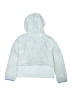 Xersion 100% Polyester Silver Zip Up Hoodie Size 10 - 12 - photo 2