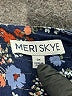 Meri Skye Floral Blue 3/4 Sleeve Blouse Size 0X - photo 7