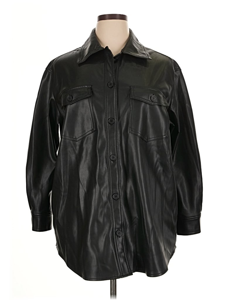 Pre-owned Halogen Raincoat In Black