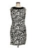 AB Studio Graphic Black Cocktail Dress Size 16 - photo 1
