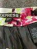 Express 100% Polyester Floral Ivory Casual Skirt Size 00 - photo 3