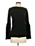 LINE Black Long Sleeve Top Size S - photo 1