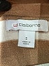 Liz Claiborne Stripes Tan Pullover Sweater Size S - photo 7