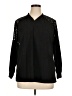 Assorted Brands 100% Polyester Black Long Sleeve Blouse Size 1X - photo 1