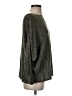 THML 100% Acrylic Metallic Gray Pullover Sweater Size S - photo 4