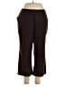 Basic Editions 100% Cotton Brown Casual Pants Size 1X - photo 1
