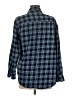 Old Navy 100% Cotton Plaid Blue Long Sleeve Button-Down Shirt Size M - photo 2