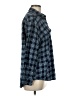 Old Navy 100% Cotton Plaid Blue Long Sleeve Button-Down Shirt Size M - photo 4