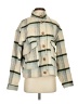 Bagatelle Plaid Teal Ivory Jacket Size M - photo 1