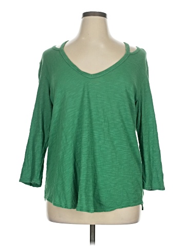 Left of Center 3/4 Sleeve T-Shirt (view 1)