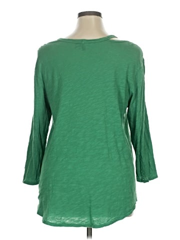 Left of Center 3/4 Sleeve T-Shirt (view 2)